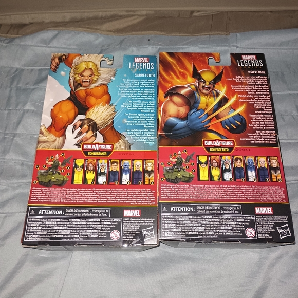 6 inch Wolverine and Sabertooth action figures - Picture 2 of 4